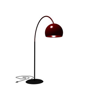 standing curved lamp