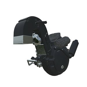 Futuristic Cyberpunk Motorcycle The Next-Gen Mono-Wheel Motorcycle