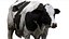 Dairy Cow NoFur Rigged 3D