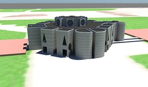 National Assembly Building (Sansad bhaban), Dhaka, Bangladesh