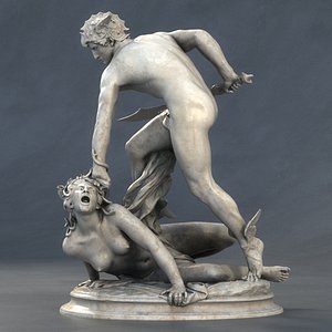 Perseus and Medusa Ancient Sculpture 3D