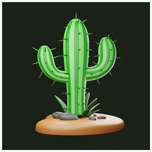 Cactus 3D Model