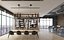 3D Modern Open Office Interior model