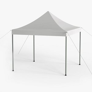 3D white canopy tent gazebo