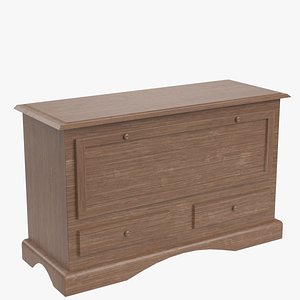 3D Wooden sideboard 2