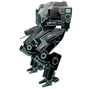Sci Fi War Robot 3D model