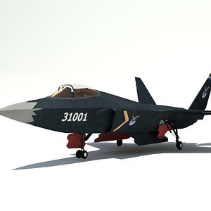 chinese  J31 jet fighter