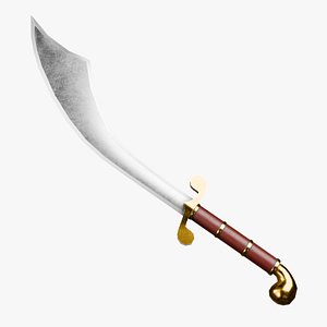 Curved Sword - Schimitar 3D model