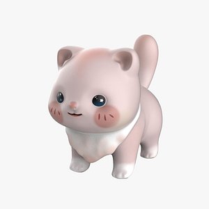 3D cute cat