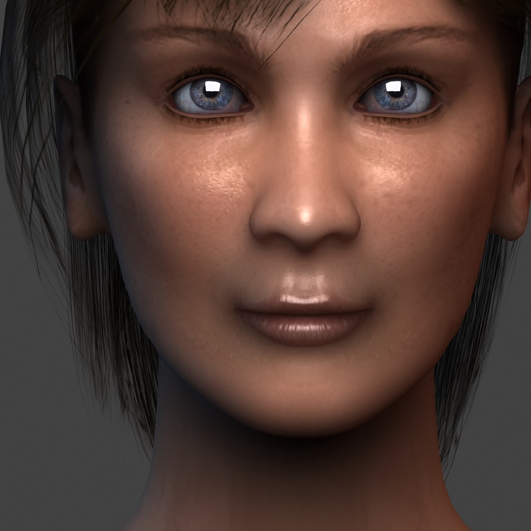 Rigged Female Anatomy 3ds