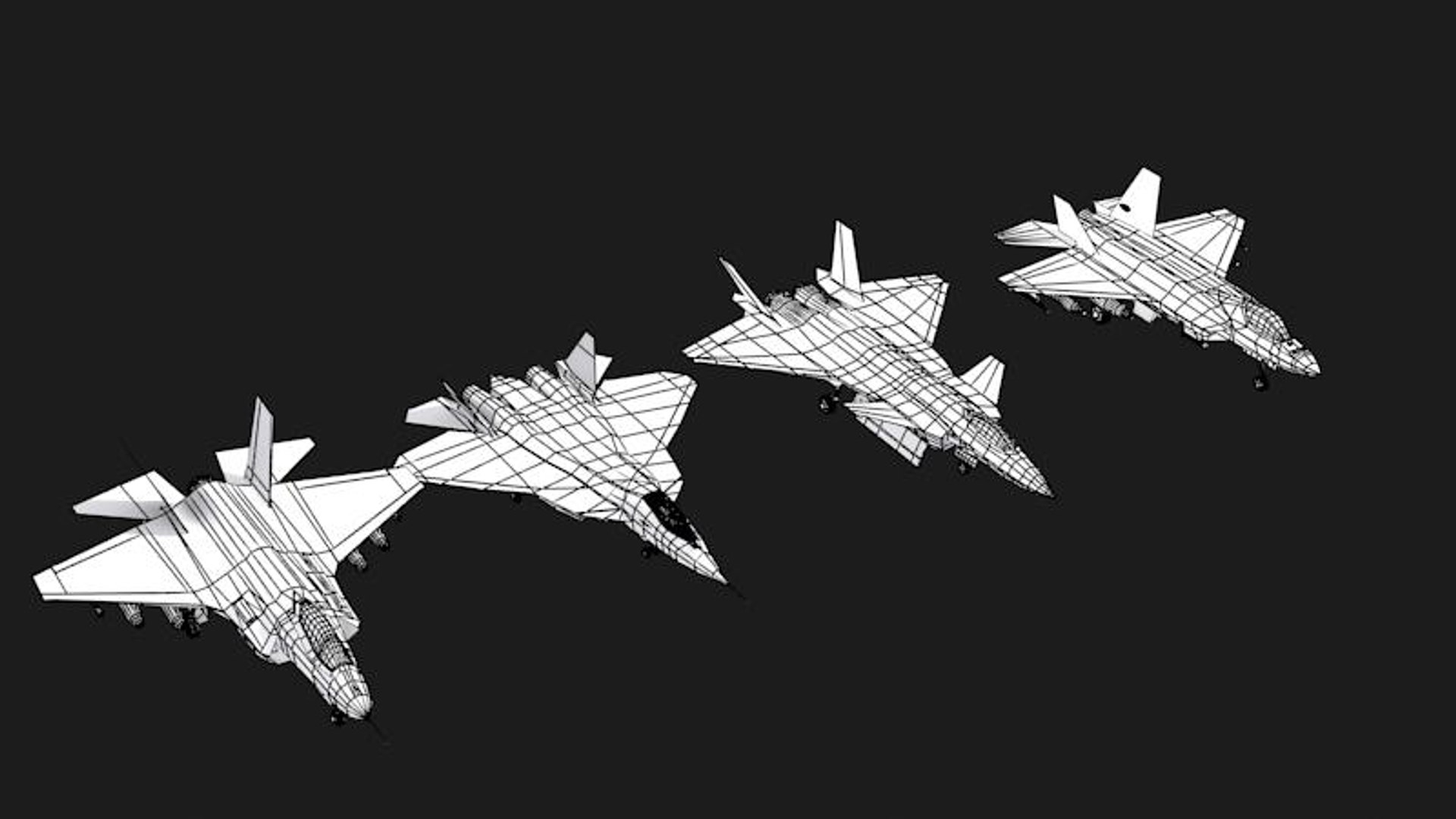 jet fighter collection 3D https://p.turbosquid.com/ts-thumb/cK/yoNSTP/Rb/wire2/jpg/1621516691/1920x1080/fit_q87/1875a1576fde6ee3619491f6042bb214c53af0e1/wire2.jpg