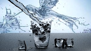 water in a cup