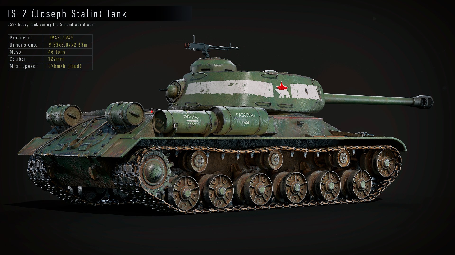 is-2 tank gameready is2 3D model https://p.turbosquid.com/ts-thumb/cL/1UuzWy/o8CGrInm/render3/png/1599147247/1920x1080/fit_q87/020b64eea7c5a6c39b28fc49ea67a9cf5a2b6877/render3.jpg