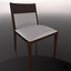 dining table chair 3d model