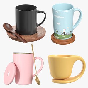 3D model Coffee Mug Collection