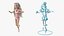 Barbie Doll Swimsuit Rigged