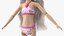 Barbie Doll Swimsuit Rigged