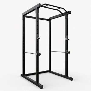 PBR Gym Power Cage Multifunction - Type B 3D model