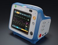 Zoll Zenix EMS monitor defibrillator 3D Model