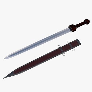 3D roman sword model