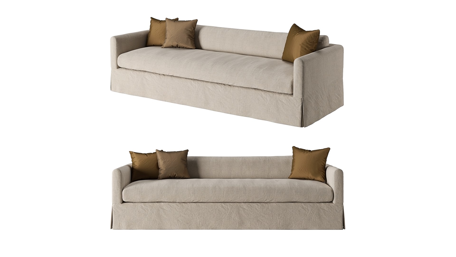 3D Model Saladino Style Cape Sofa - TurboSquid 2206129
