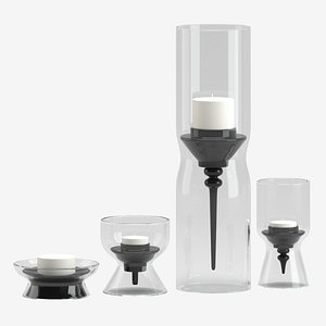 3D model votive candles
