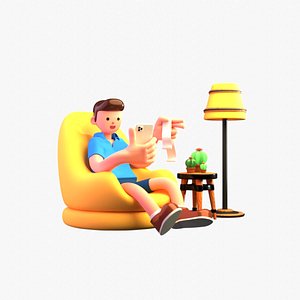 Online Bill Payment 3D model