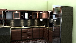 kitchen cinema c4d