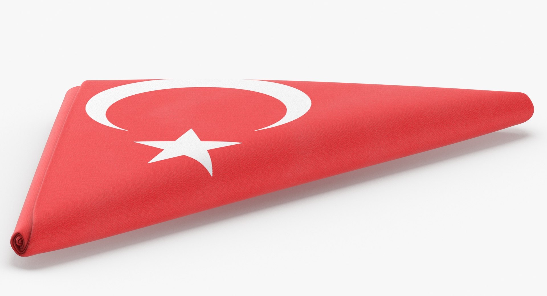 Flag Folded Triangle Turkey 3D - TurboSquid 1572059