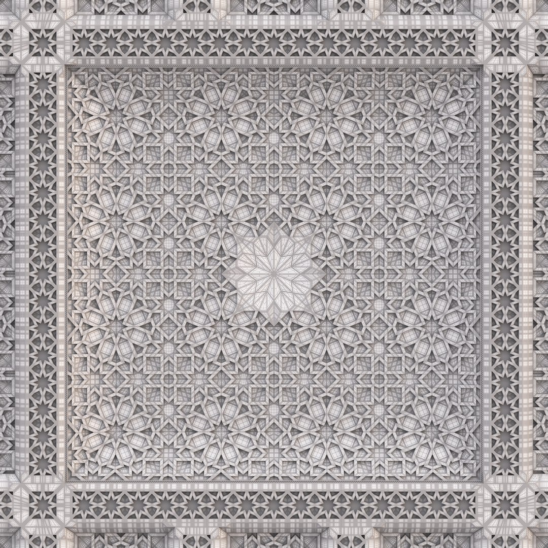 Classic Islamic Ceiling 001 3D Model - TurboSquid 2411926
