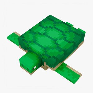 3D Turtle - Minecraft model