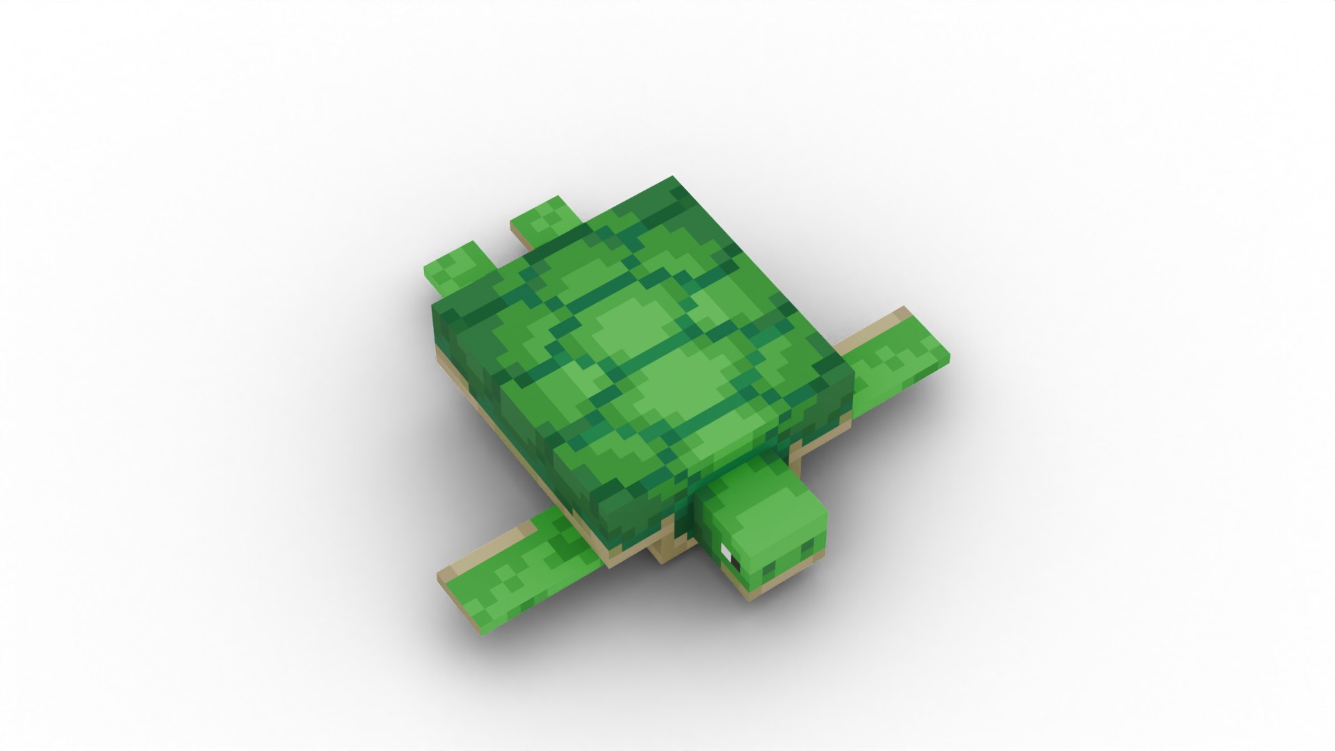 3D Turtle - Minecraft model https://p.turbosquid.com/ts-thumb/cL/PA4IEa/YP/7/png/1768469137/1920x1080/fit_q87/ffa6665f9b73ab3915a5dd1cefd2a45f724ce275/7.jpg