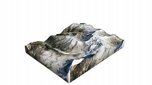 Baltistan Peak Mountain 3D model