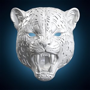 Jaguar Mask 3D Print Model