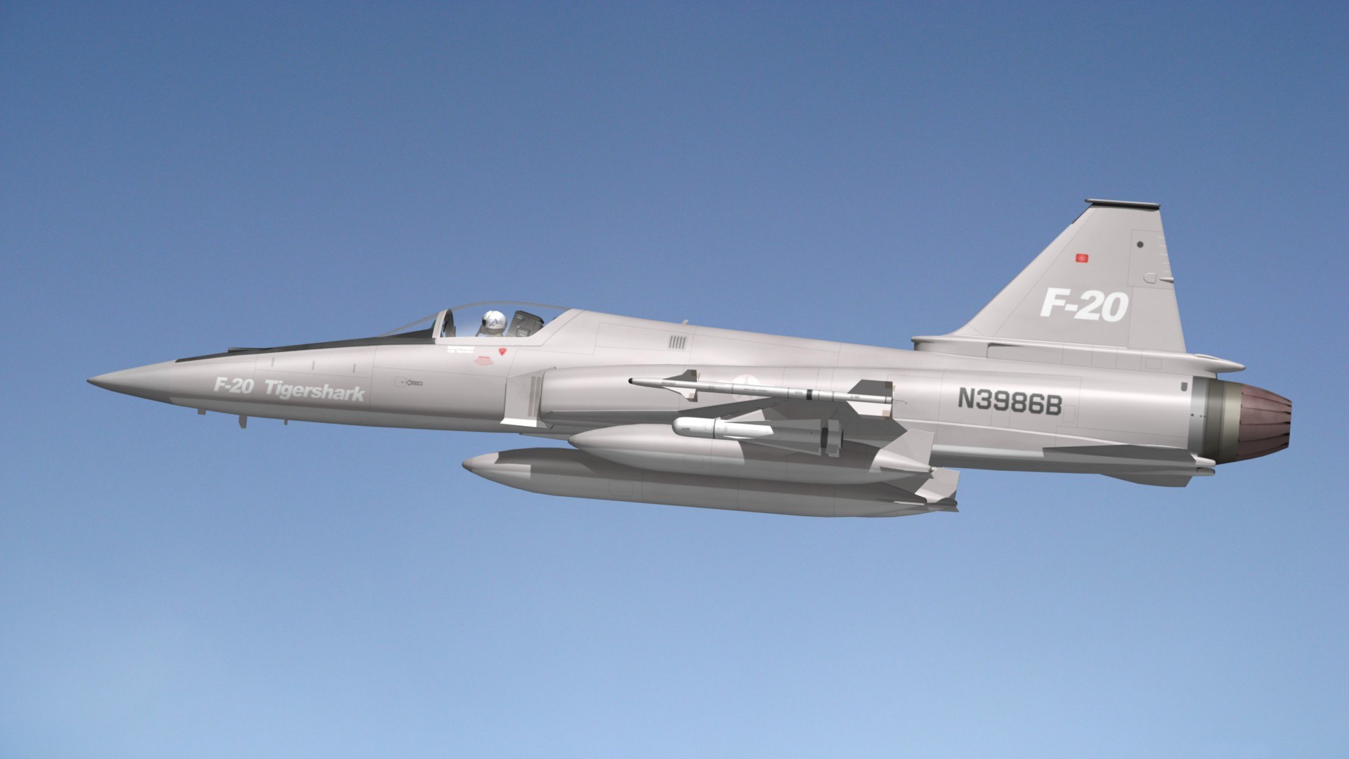 プラモデル完成機　1/48　ノースロップ F-20　タイガーシャーク ノースロップ F-20 タイガーシャーク - 写真&ビデオ - NET-MAQUETTES
