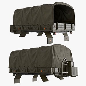 Flatbed Cargo Module with Tarpaulin Cover