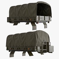 Flatbed Cargo Module with Tarpaulin Cover