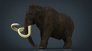 3D mammoth model