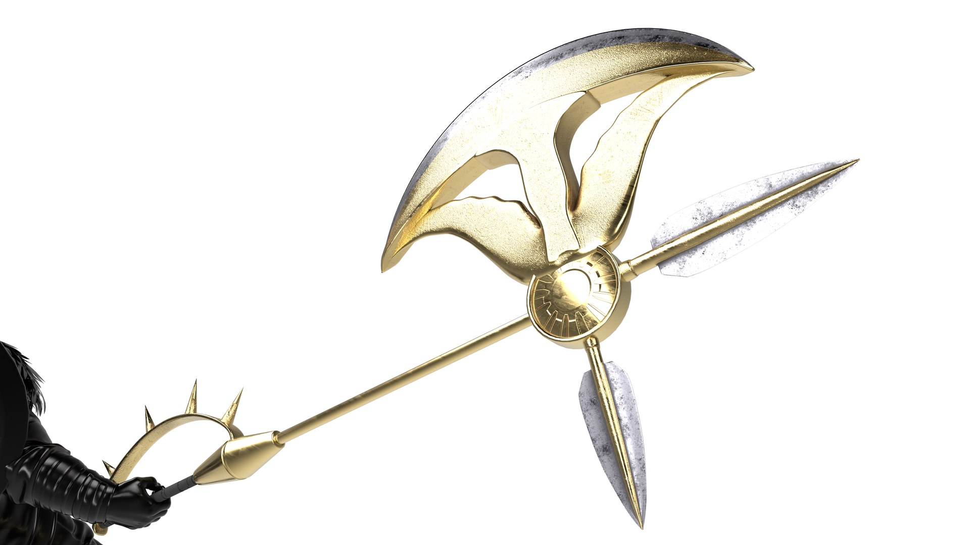 Free One Handed Ax - Sacred Treasure Rhitta 3D Model - TurboSquid 1810160