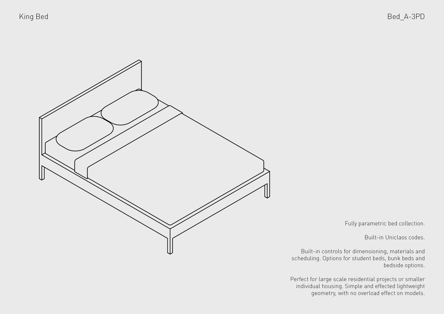 parametric bed 3D https://p.turbosquid.com/ts-thumb/cL/e6tVOU/NhrT0Grl/bed_king/jpg/1595093957/1920x1080/fit_q87/46ebbe3afb372f795f313ac3be642fa75b9a1ee4/bed_king.jpg
