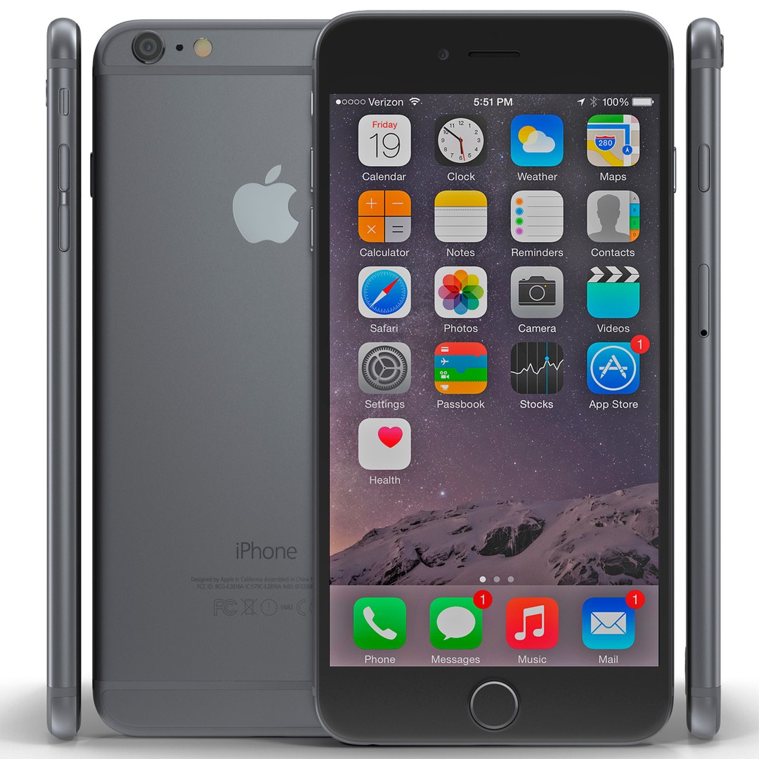 3D iPhone 6 Collection 2 model https://p.turbosquid.com/ts-thumb/cL/fpLMrm/T71Z6CEo/iphone6plusspacegray3dmodel01/jpg/1648900821/1920x1080/fit_q87/8519561746974ee4c00a6f8f10c4670d2a23e1d8/iphone6plusspacegray3dmodel01.jpg