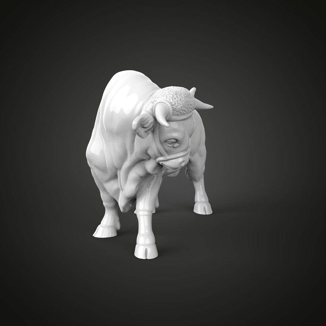 Bull 3D Model - TurboSquid 1873442