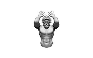 3D man atlant model