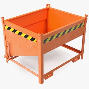 Silo Container with Front Flap 3D model