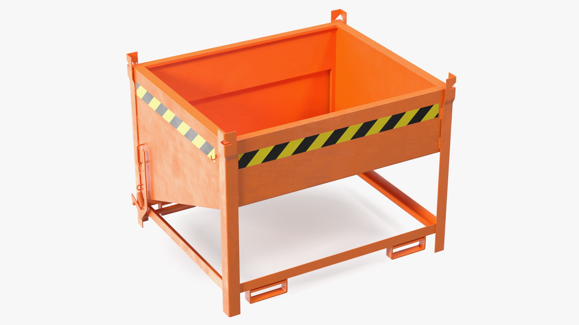 Silo Container with Front Flap 3D model preview