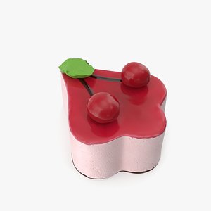 3D Cherry Yoghurt Cake
