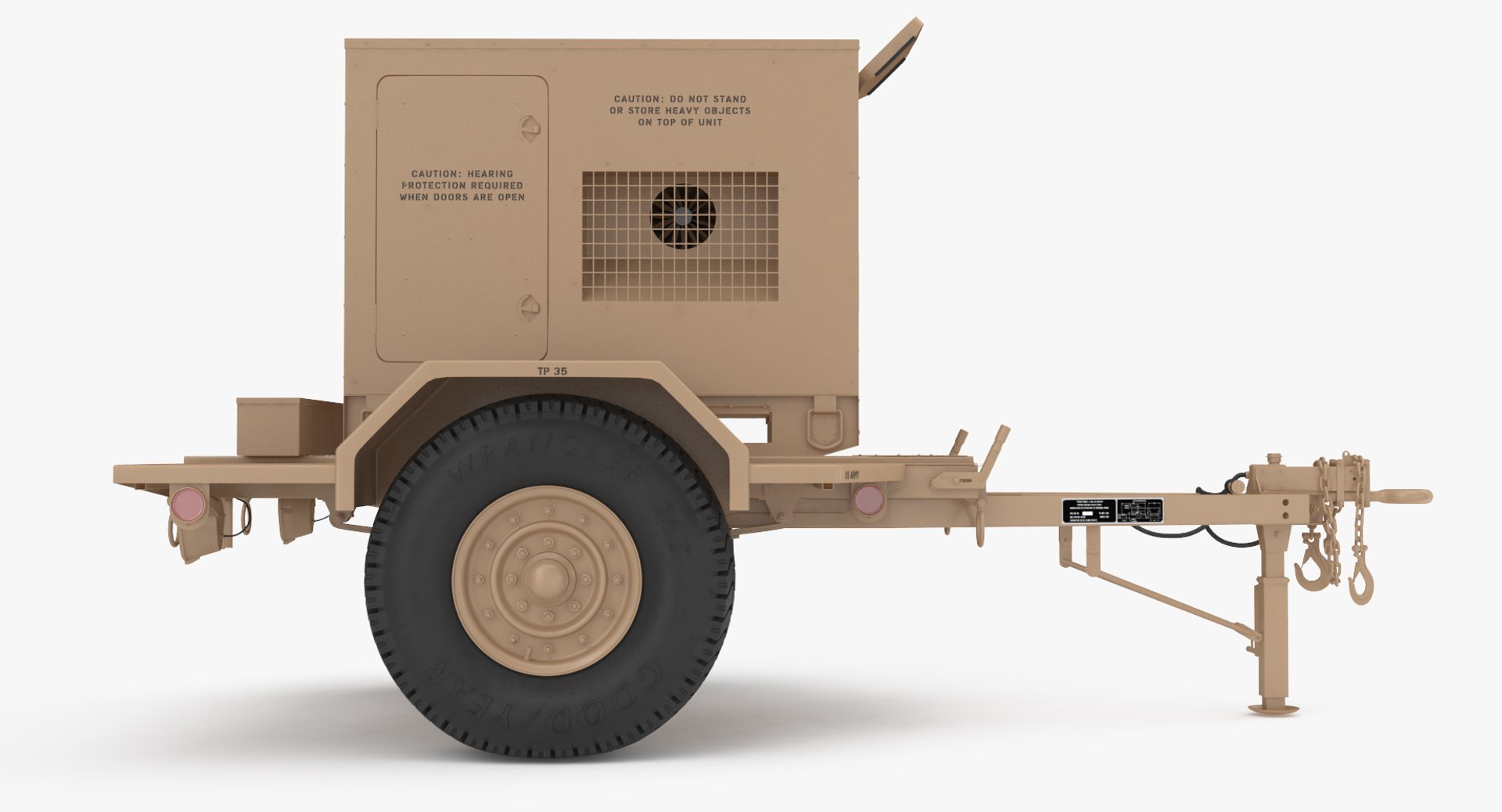 5kw generator 3d obj