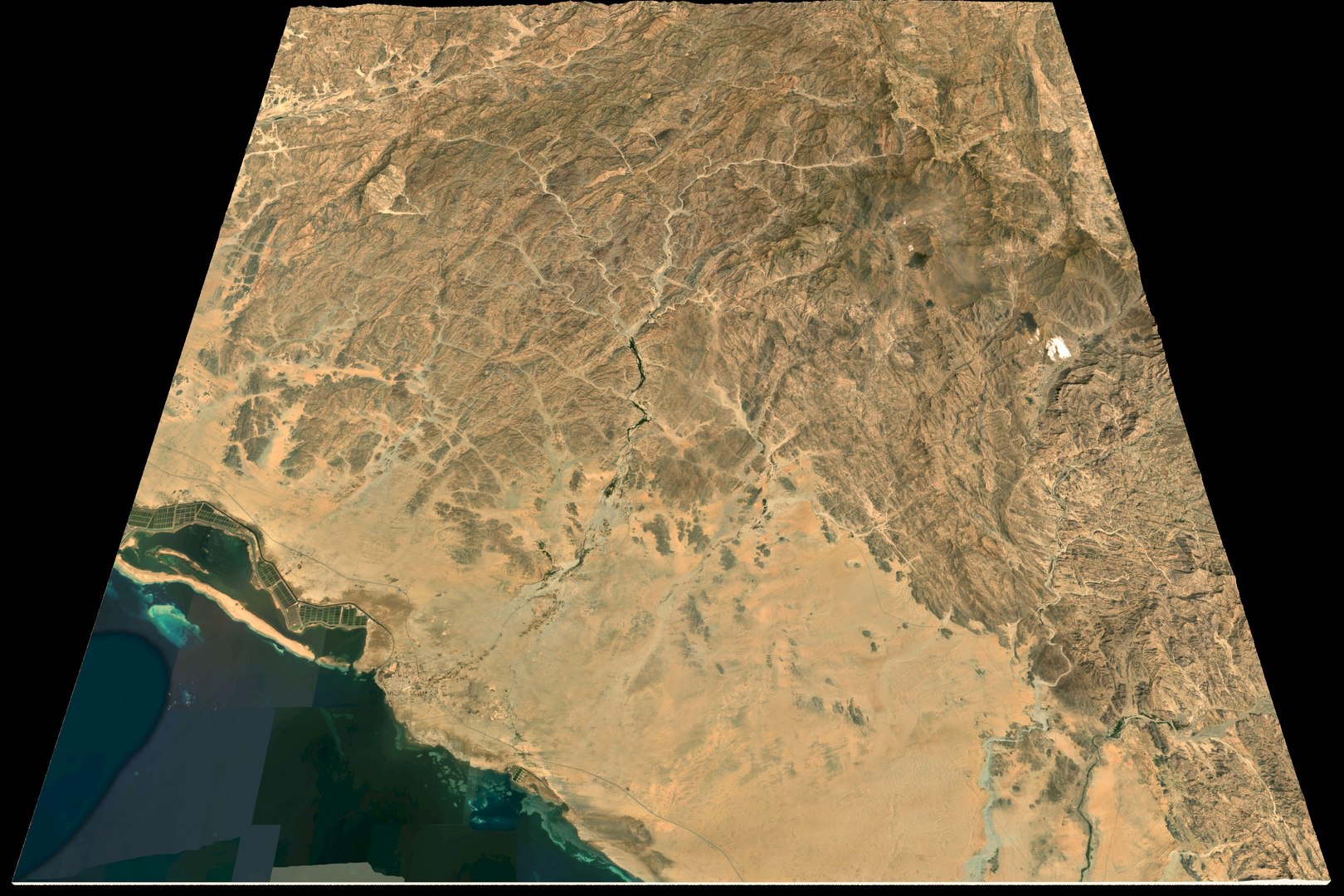 Mecca Red Sea N20 E40 Topography Saudi Arabian 3D TurboSquid 1801322