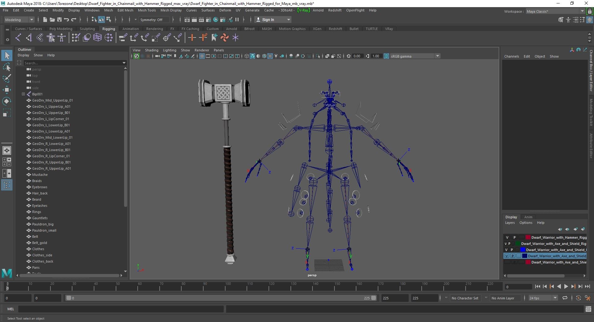 Dwarf Fighter in Chainmail with Hammer Rigged for Maya 3D model https://p.turbosquid.com/ts-thumb/cM/42X1ig/Lm/dwarf_fighter_in_chainmail_with_hammer_rigged_for_maya_003/jpg/1748934875/1920x1080/fit_q87/8fd3838b55449136c378976f3ba16d5bf179a795/dwarf_fighter_in_chainmail_with_hammer_rigged_for_maya_003.jpg