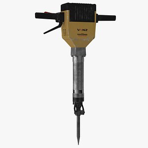 3d model electric demolition jack hammer